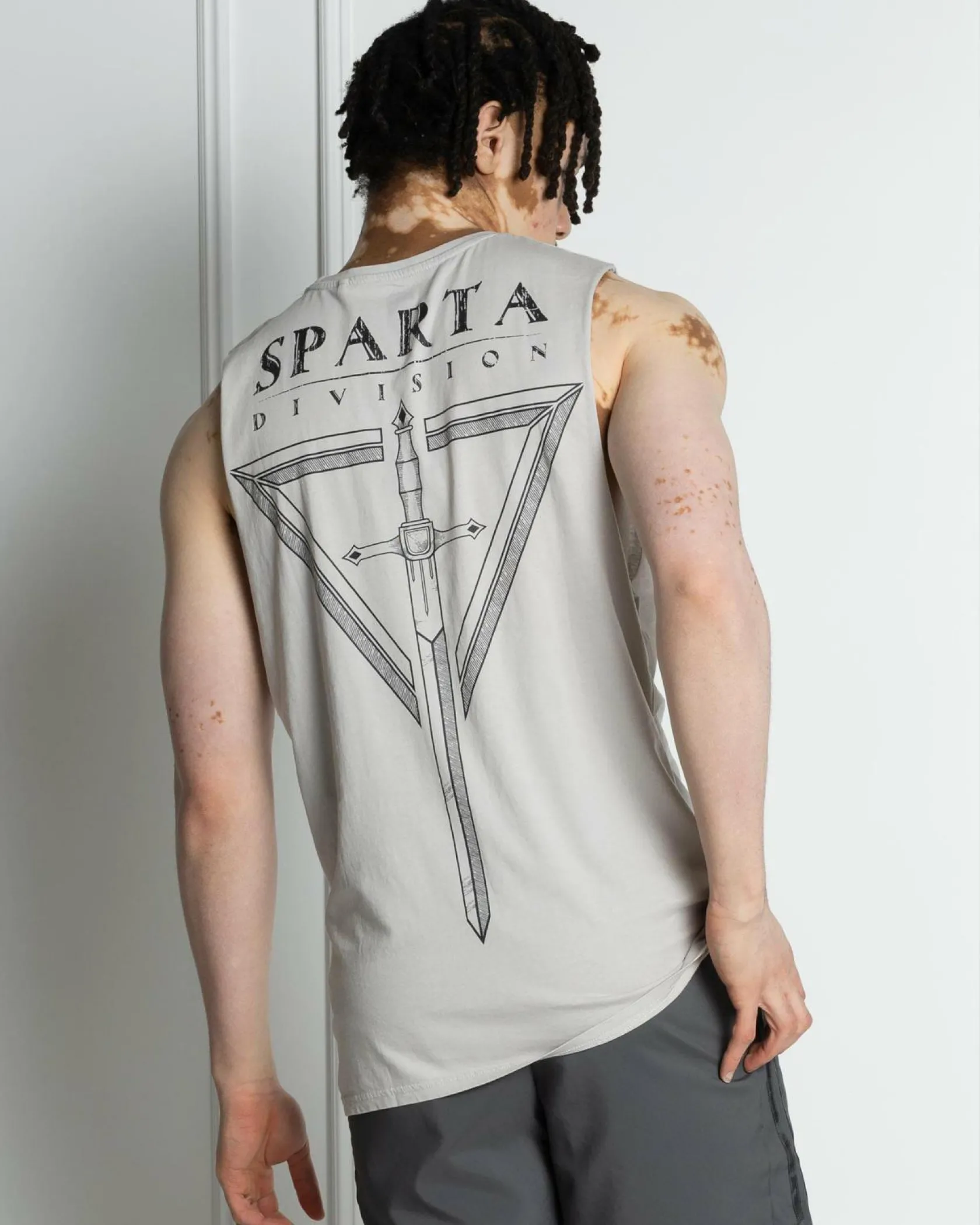 Sparta Scabbard Muscle Tank Grey Acid New