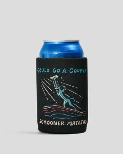 Frothies Schooner Matatas Stubby Cooler Black