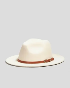 Miscellaneous Schrader Panama Felt Hat Cream Online