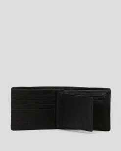 Billabong Scope 2 In 1 Leather Wallet Black Sale