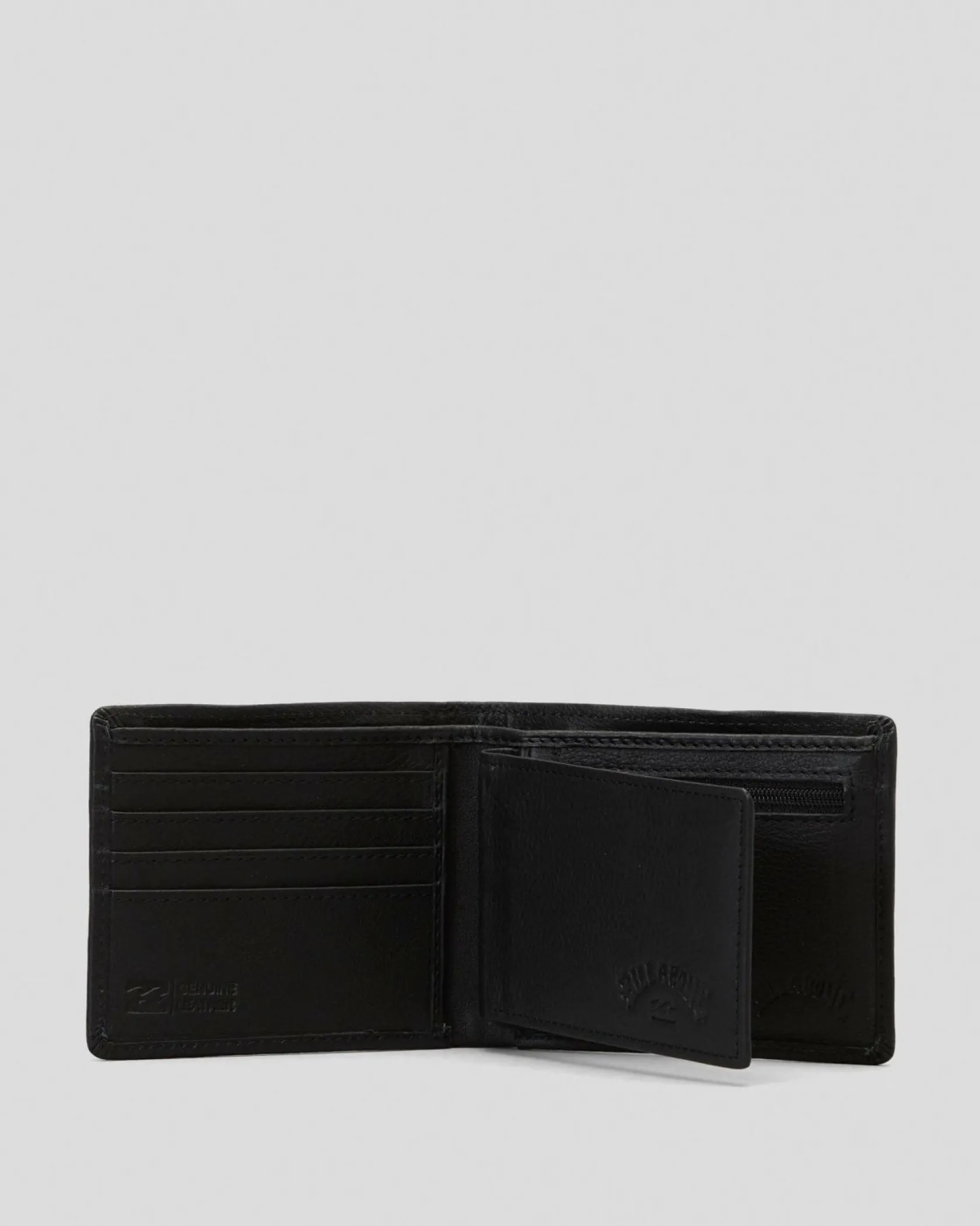 Billabong Scope 2 In 1 Leather Wallet Black Sale