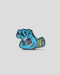 Santa Cruz Screaming Hand Curb Wax Blue Discount