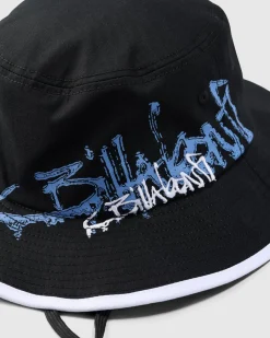 Billabong Script Boonie Hat Black New