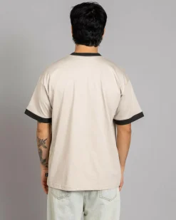 Billabong Script Ringer T-Shirt Stone