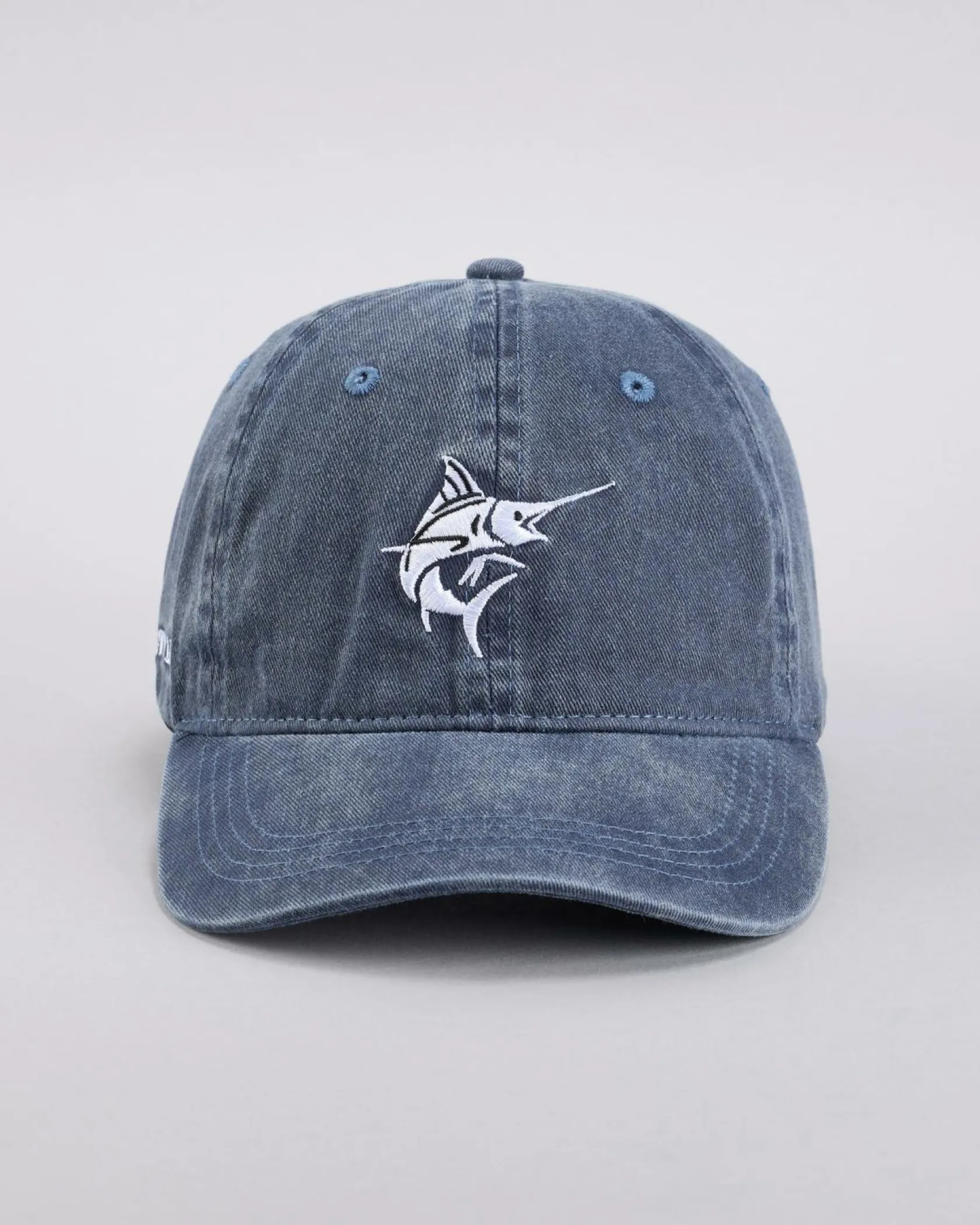 Salty Life Scupper Dad Cap Washed Navy Best