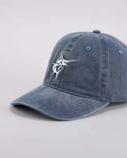 Salty Life Scupper Dad Cap Washed Navy Best