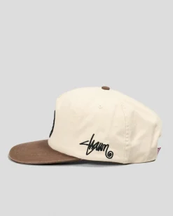 S-Double S-Dot Snapback Cap Chocolate Hot