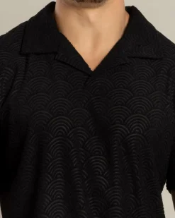 Skylark Seascape Polo Shirt Black Discount