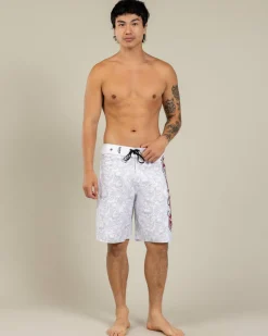 Dexter Seat Grab Board Shorts White Online