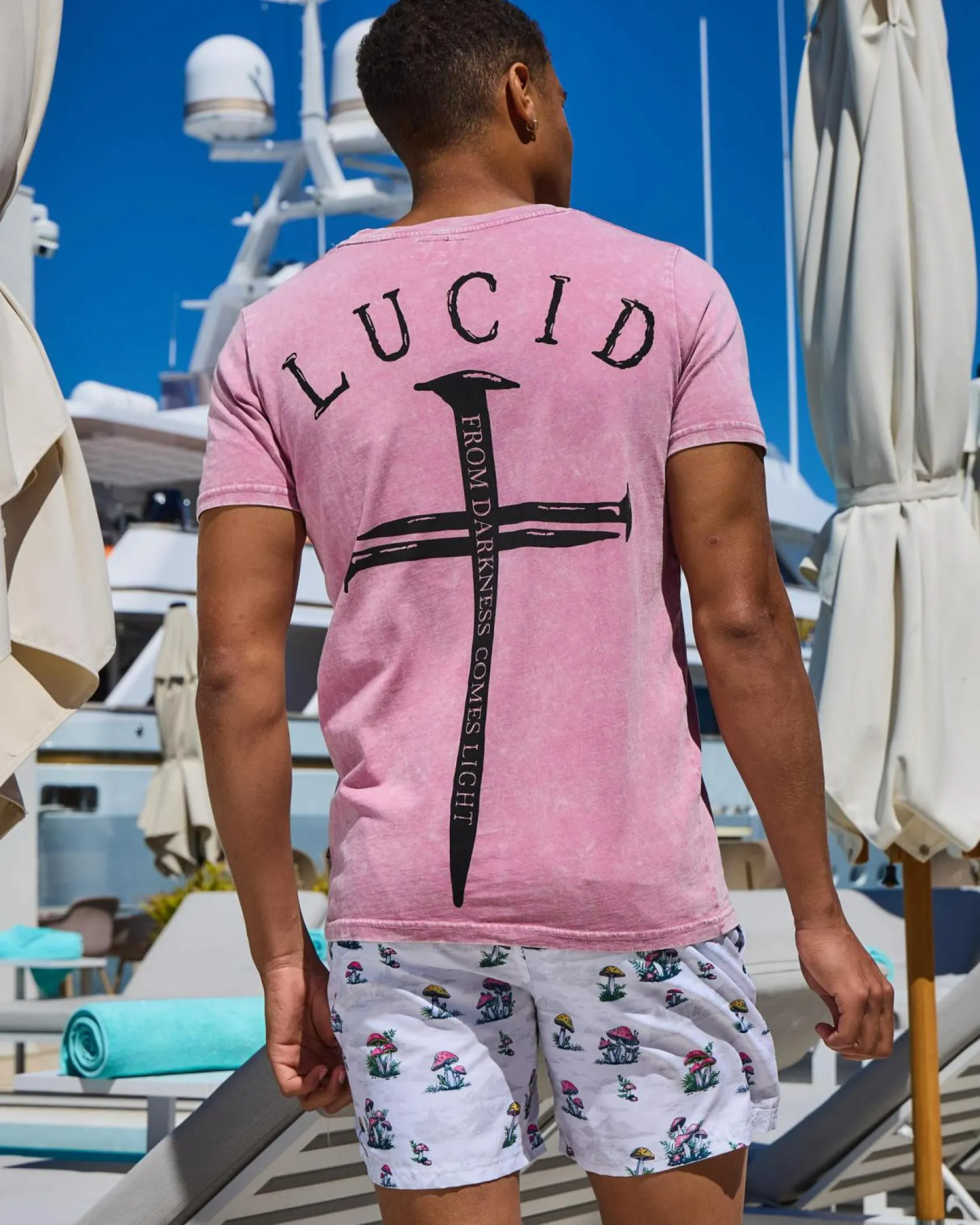 Lucid Sense T-Shirt Pink Wash Outlet