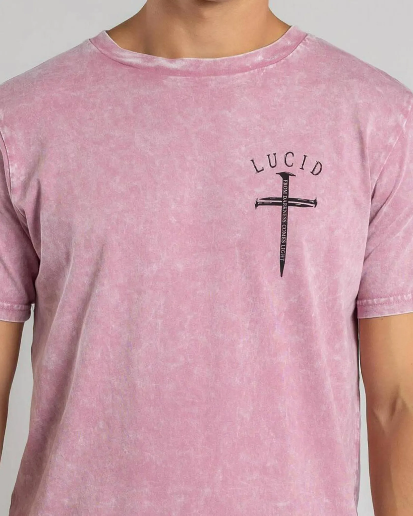 Lucid Sense T-Shirt Pink Wash Outlet