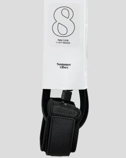 Summer Vibes Session 8ft Leash Black Hot