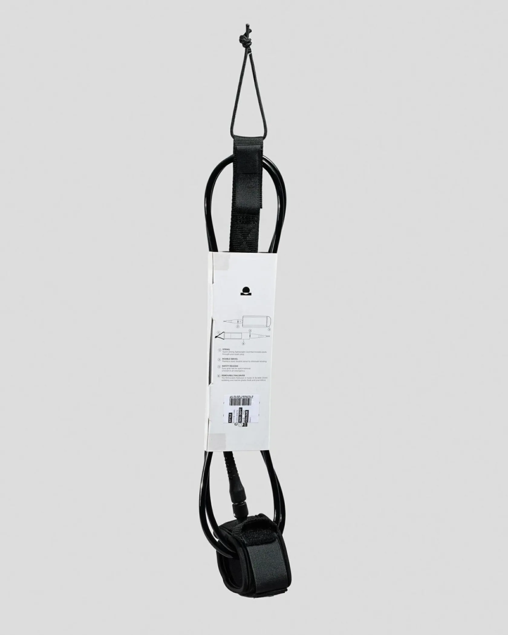 Summer Vibes Session 7ft Leash Black New