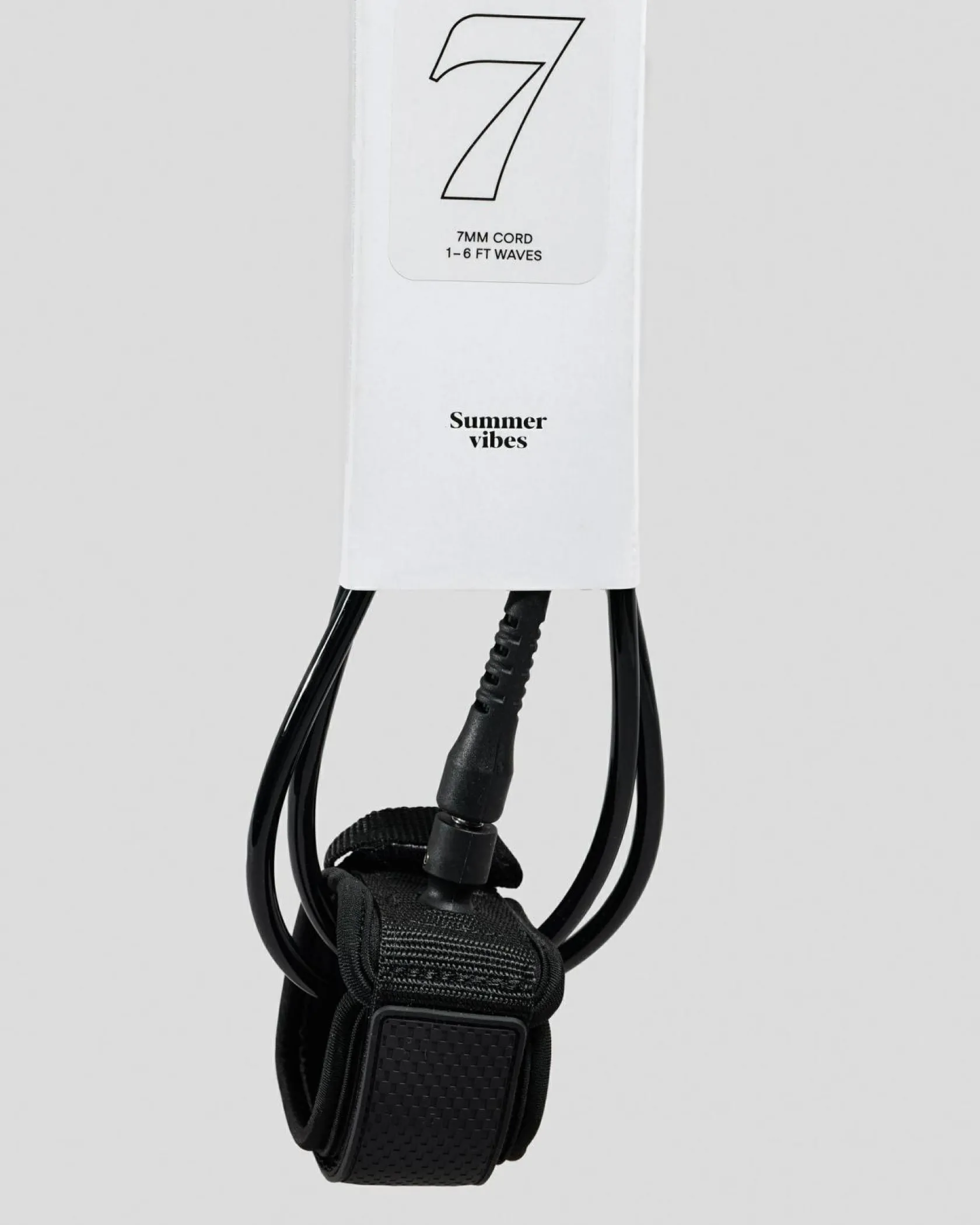 Summer Vibes Session 7ft Leash Black New