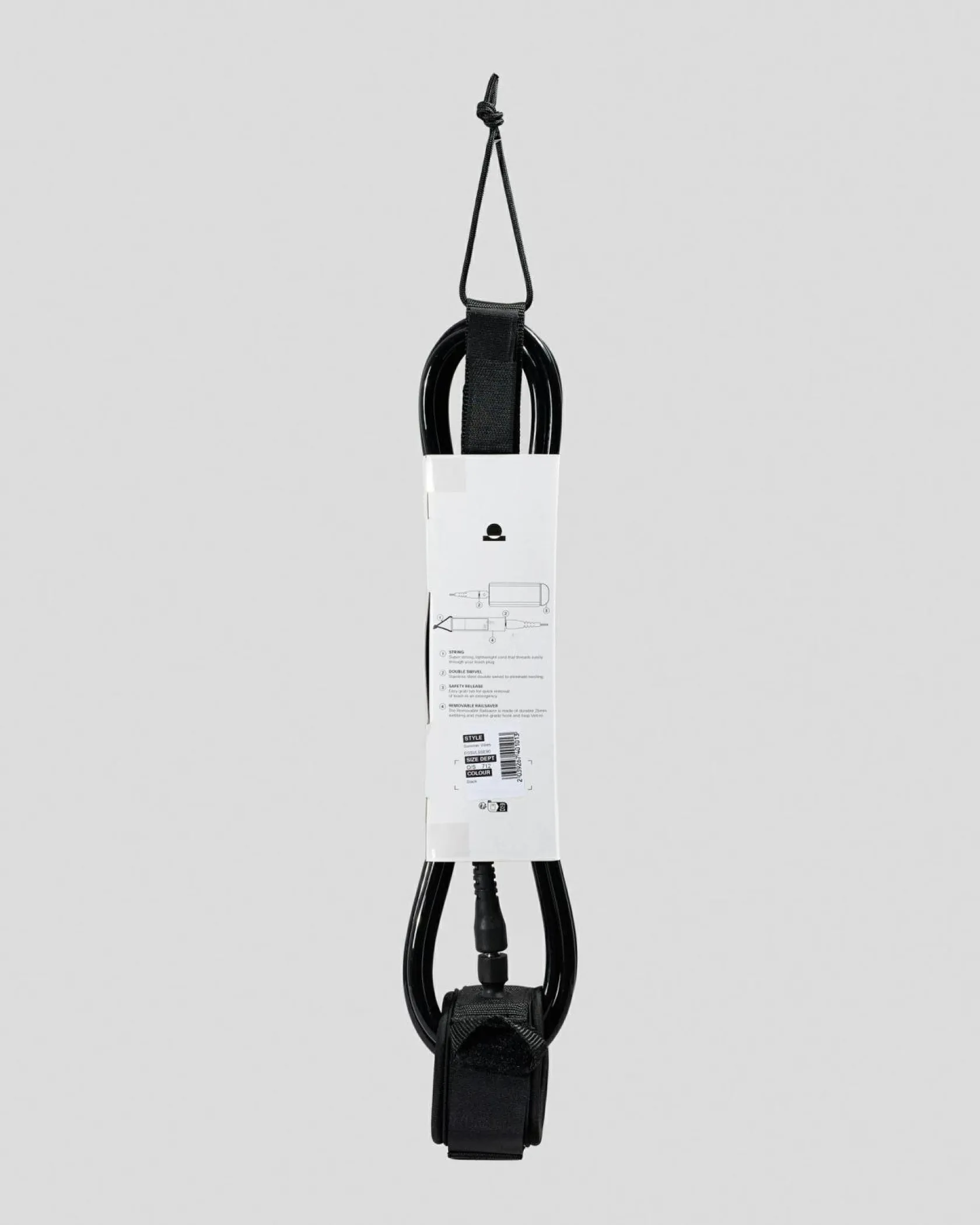 Summer Vibes Session 9ft Leash Black Discount