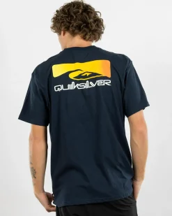 Quiksilver Shadow Cast T-Shirt Dark Navy Outlet