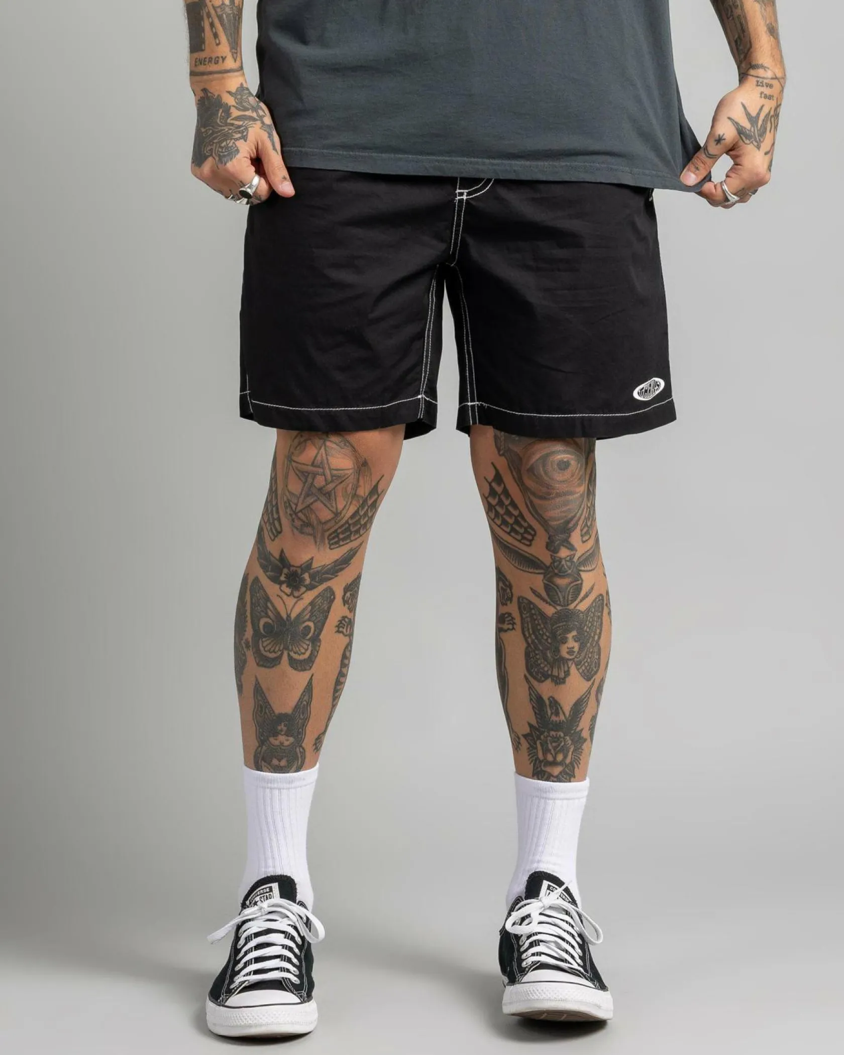 Thrills Shadowless Volley Shorts Black Best