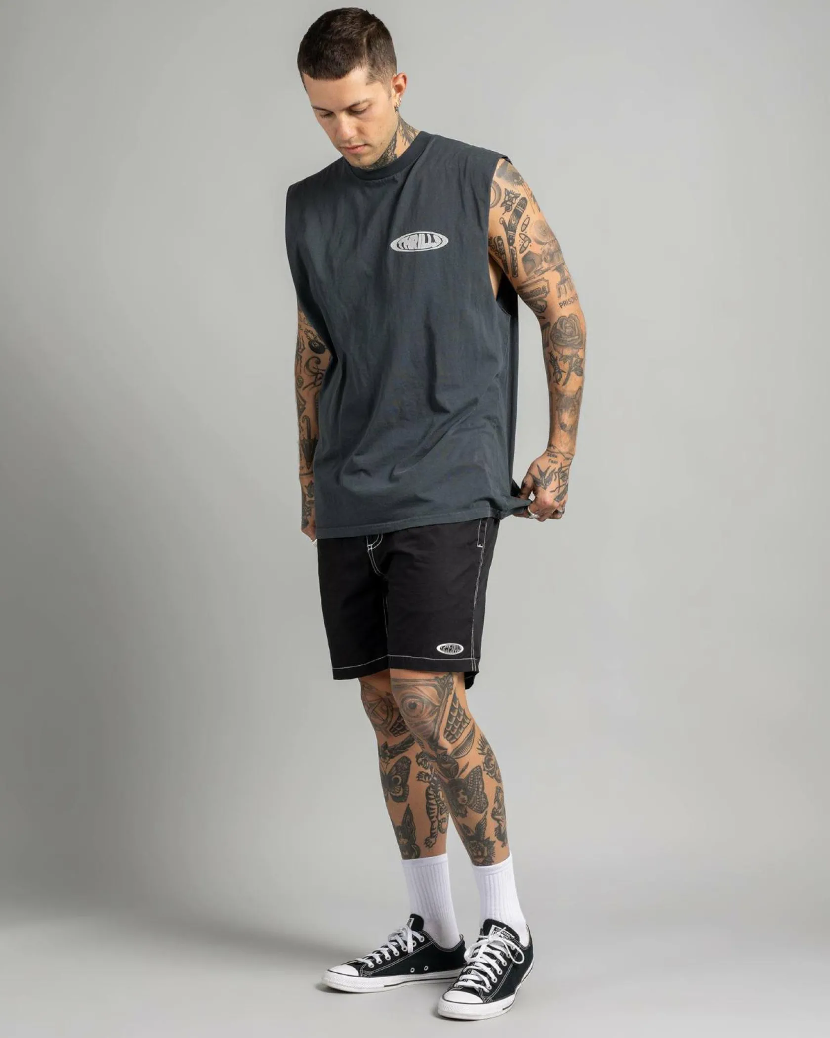 Thrills Shadowless Volley Shorts Black Best
