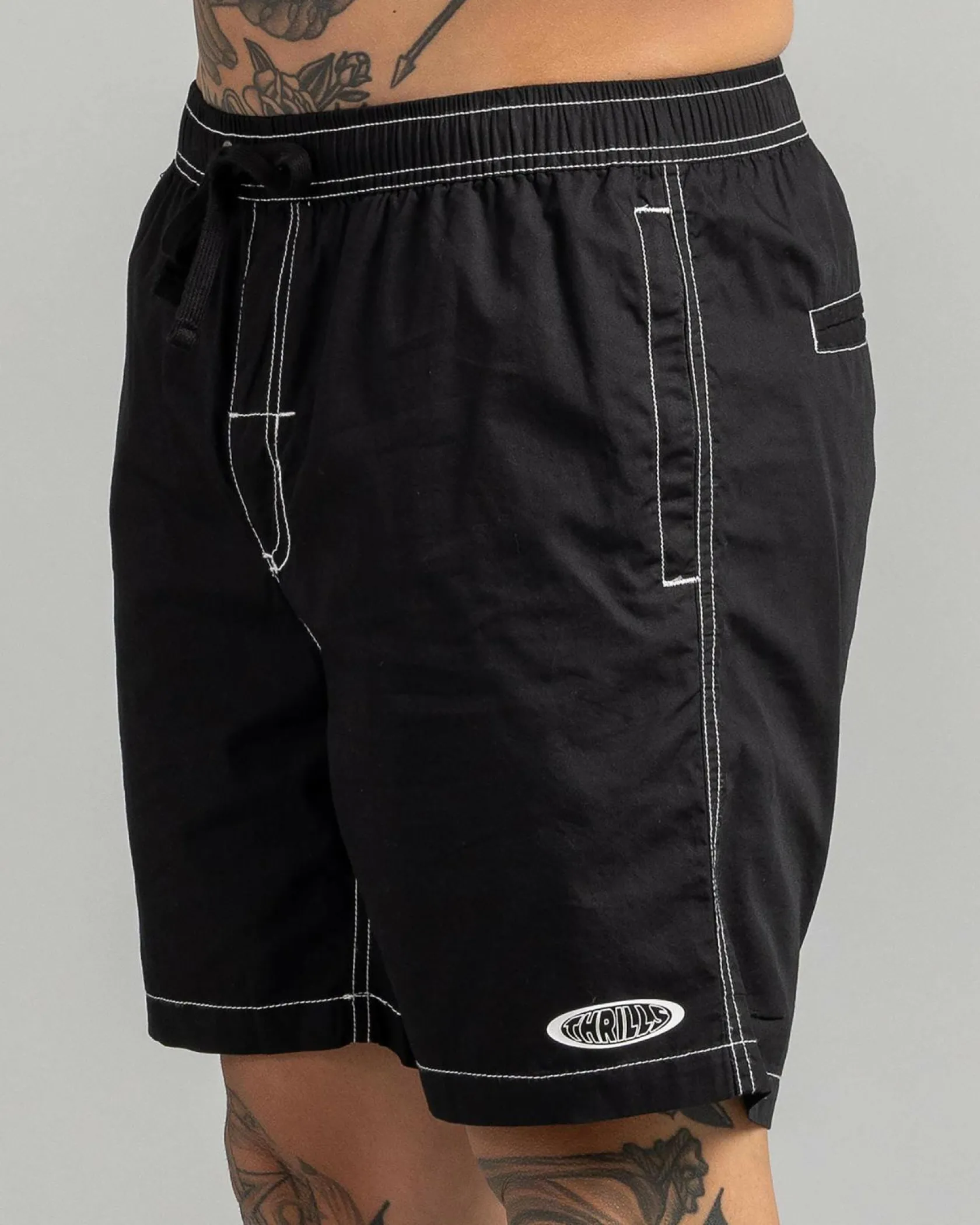Thrills Shadowless Volley Shorts Black Best
