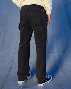 Lucid Shaker Carpenter Jeans Washed Black Online