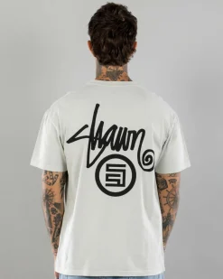 S-Double Shawn Dot T-Shirt Washed Grey Outlet