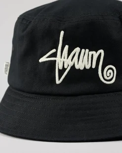 S-Double Shawn Script Bucket Hat Black Online