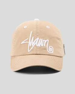 S-Double Shawn Script Strapback Cap Sand Discount