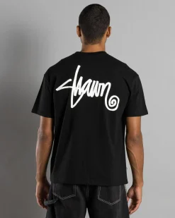 S-Double Shawn Script T-Shirt Black Best
