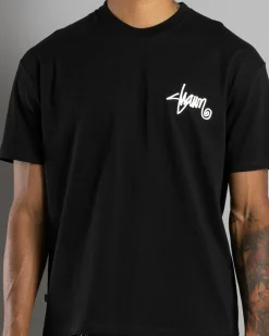 S-Double Shawn Script T-Shirt Black Best