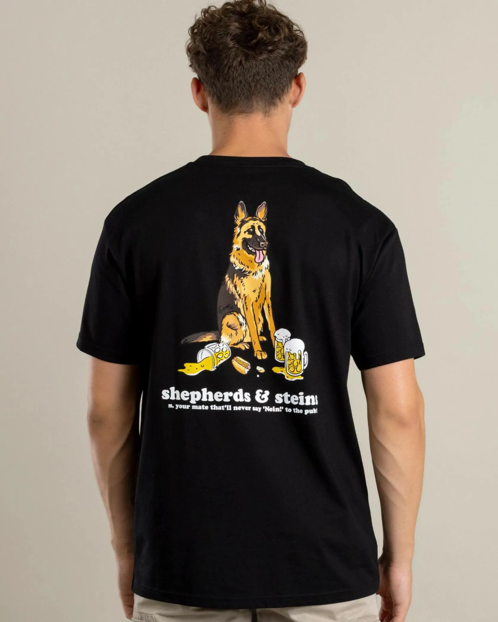 Frothies Sheperds & Steins T-Shirt Black Hot