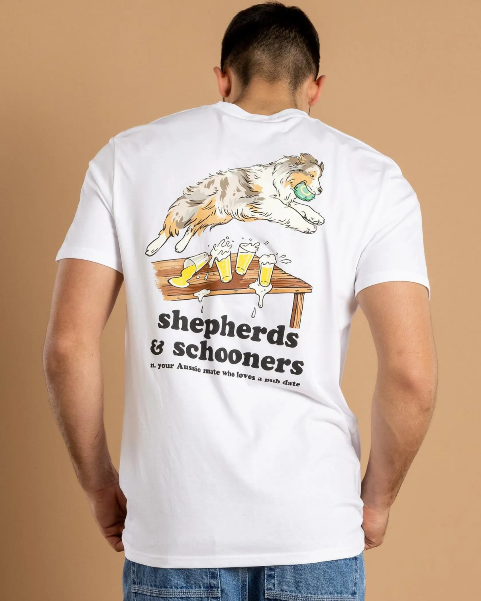 Frothies Shepherds & Schooners T-Shirt White Best