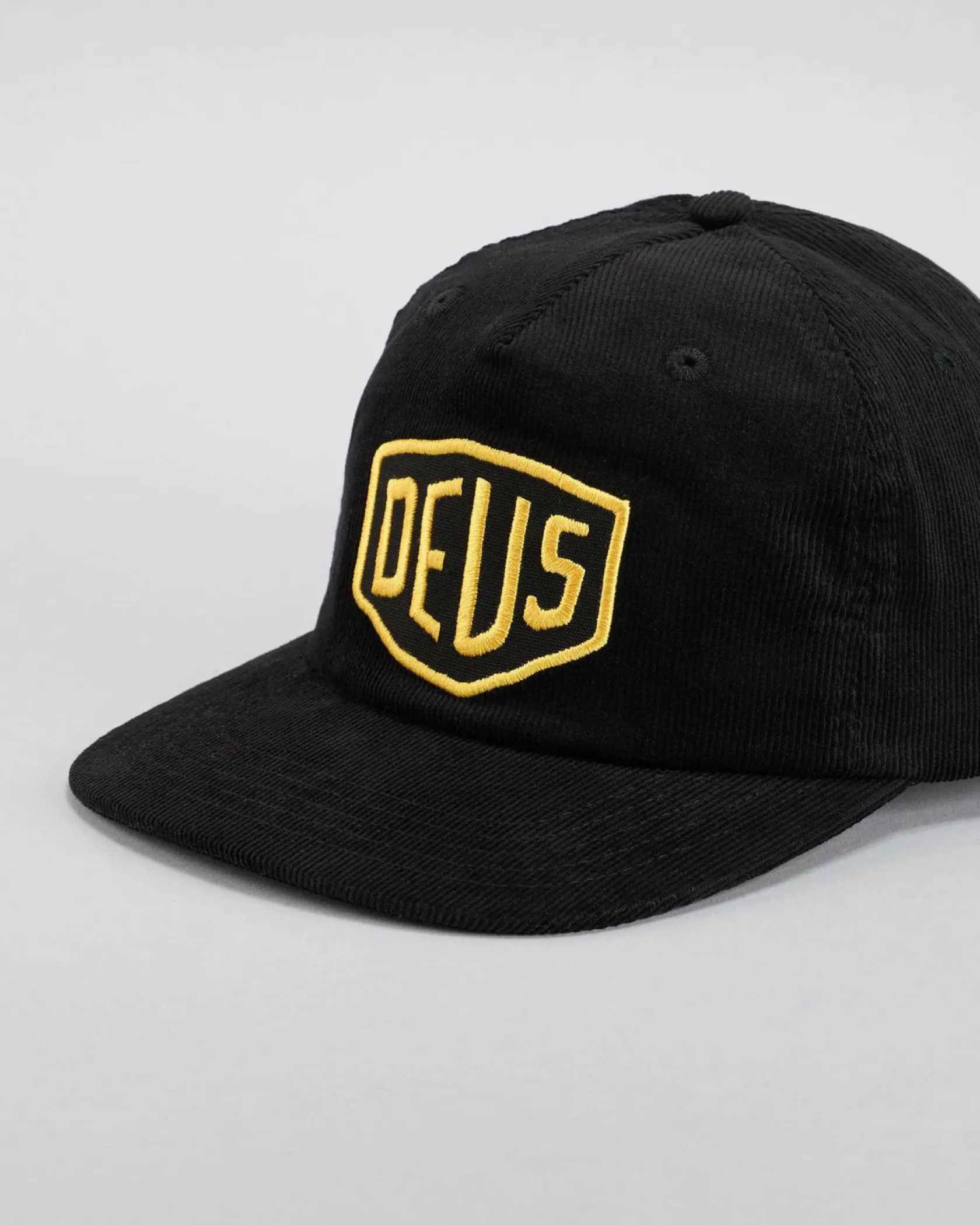 Deus Ex Machina Shield Cord Snapback Cap Black