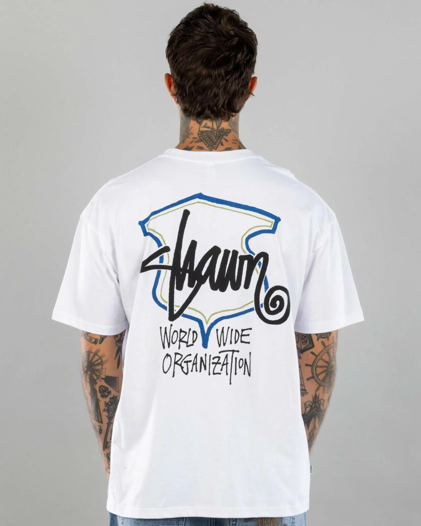 S-Double Shield T-Shirt White Outlet