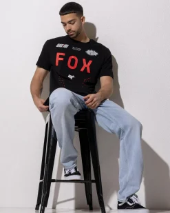 Fox Shield T-Shirt Black Hot