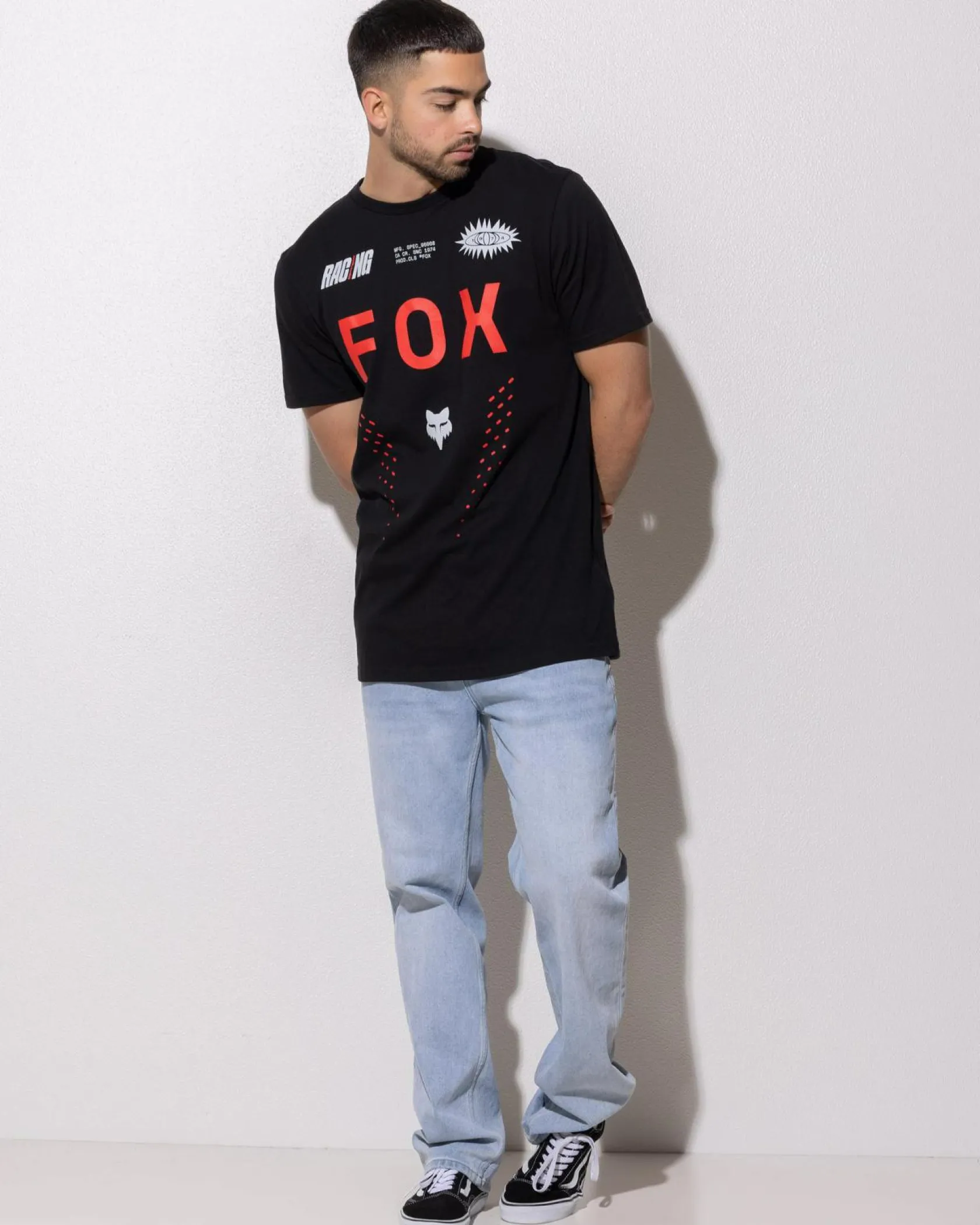 Fox Shield T-Shirt Black Hot