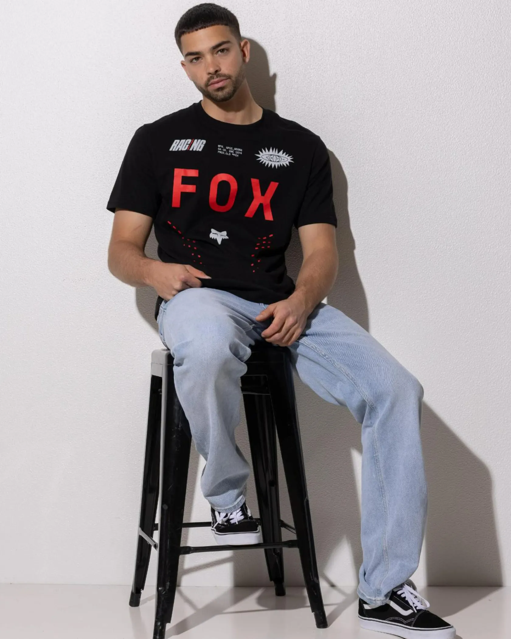 Fox Shield T-Shirt Black Hot