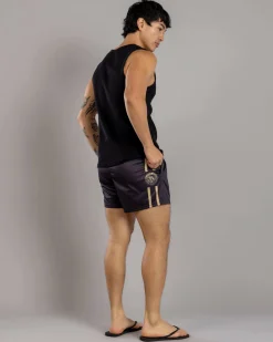 Salty Life Shimmy Footy Shorts Black Sale