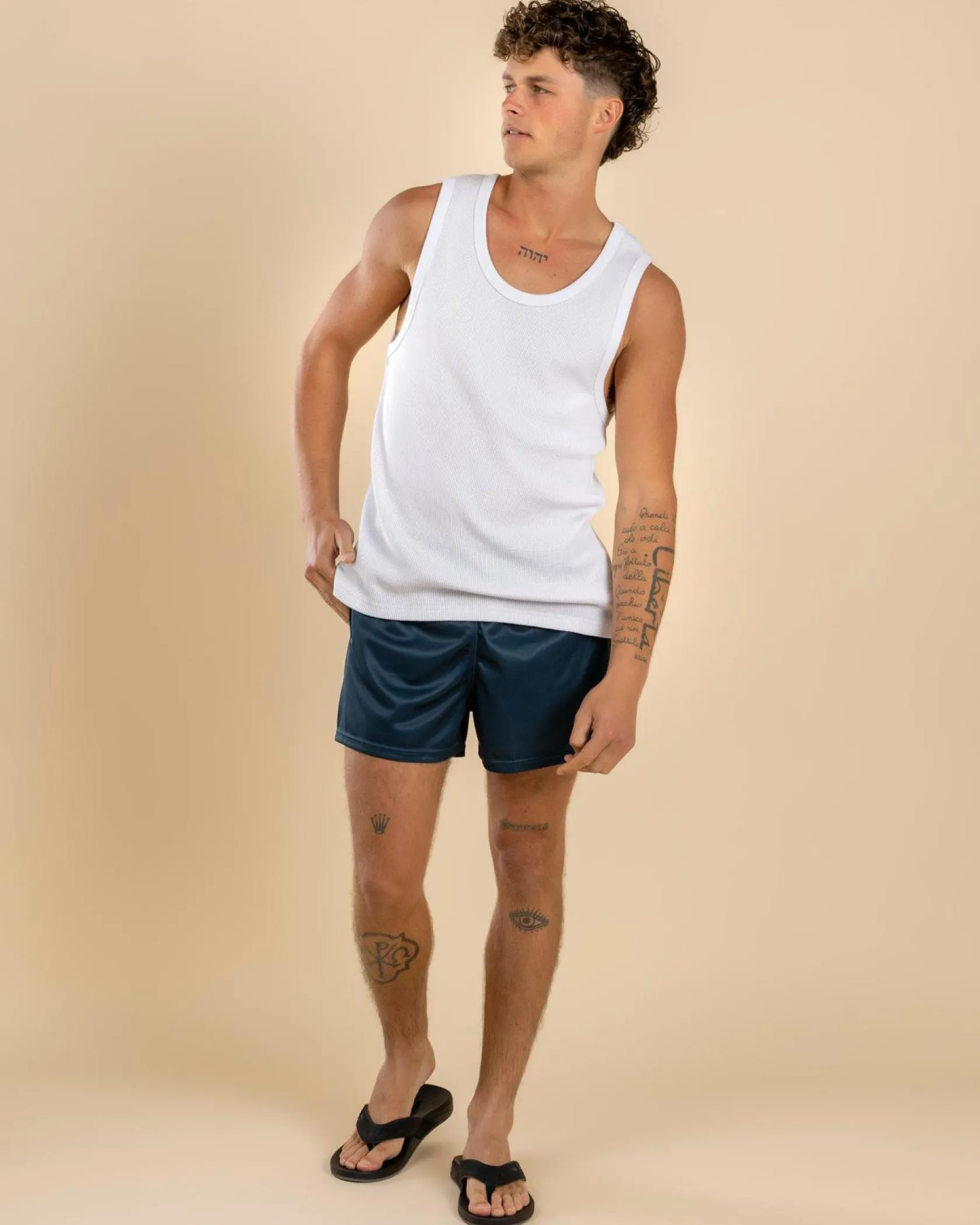 Salty Life Shimmy Footy Shorts Navy Hot