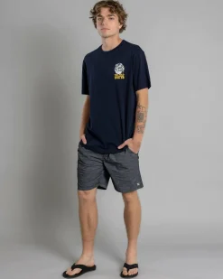 The Mad Hueys Ship For Brains T-Shirt Navy