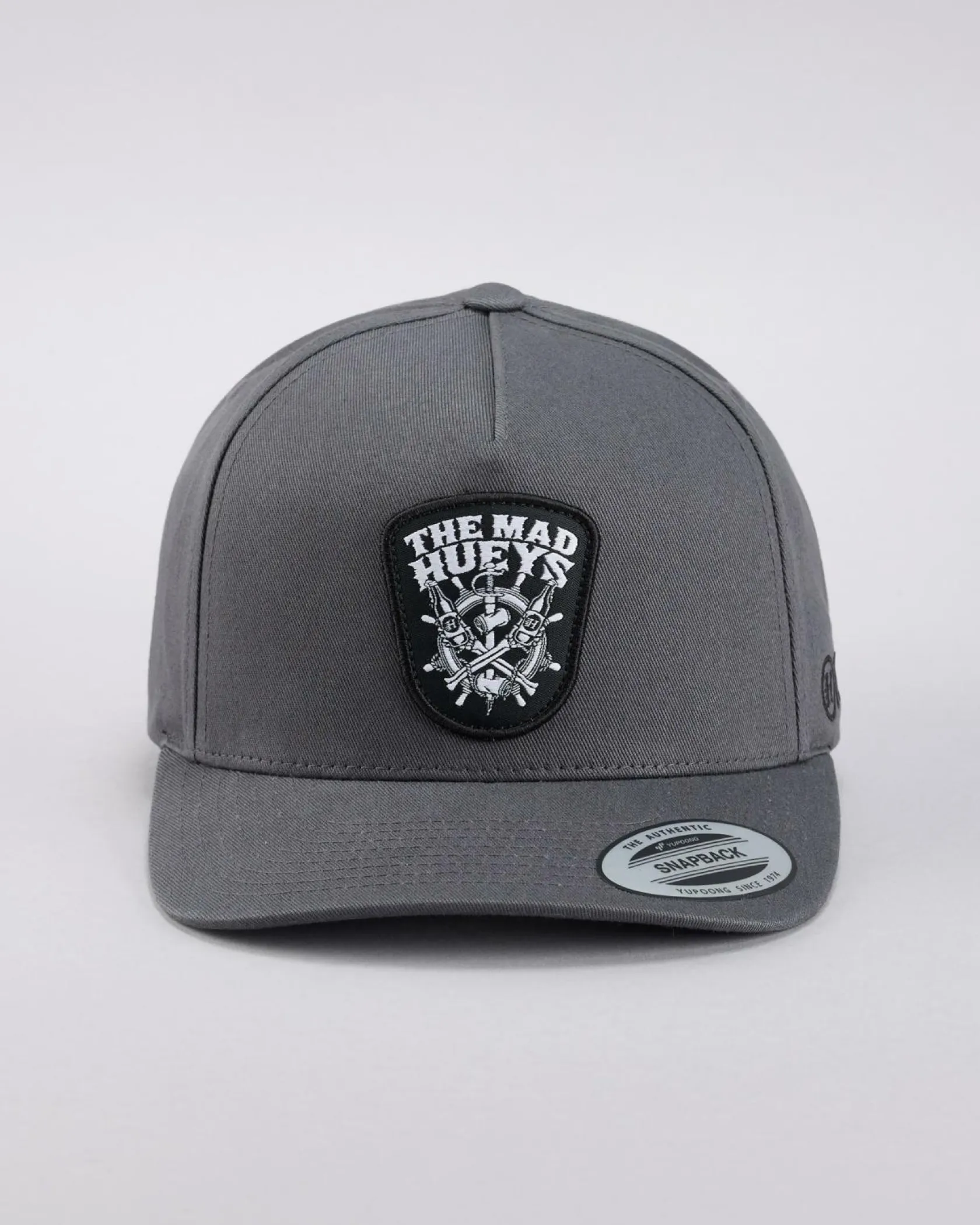 The Mad Hueys Ship Wheel Beers Snapback Cap Charcoal Online