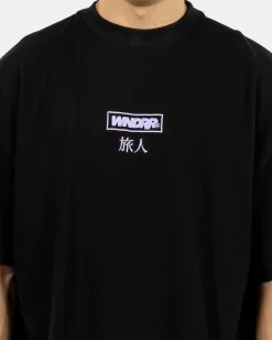Wndrr Shodo Heavy Weight T-Shirt Black Best