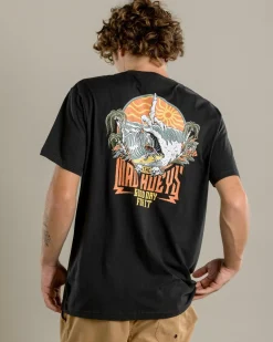 The Mad Hueys Shoey Sesh T-Shirt Vintage Black Discount