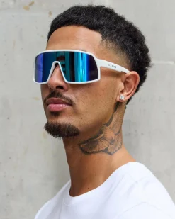 Carve Sierra Sunglasses Gloss White/ Grey/ Blue Hot