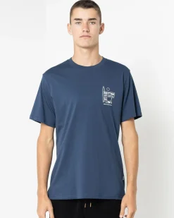 Rhythm Siesta T-Shirt Navy Clearance