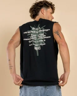 RVCA Signals Muscle Tank Black