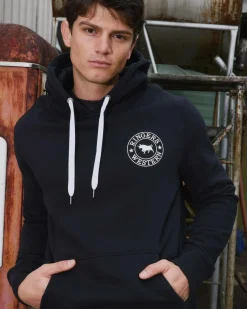 Ringers Western Signature Bull Hoodie Black/white Hot