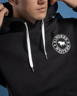 Ringers Western Signature Bull Hoodie Black/white Hot
