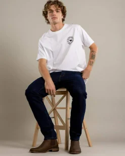 Ringers Western Signature Bull Relaxed T-Shirt White/black New