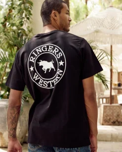 Ringers Western Signature Bull Relaxed T-Shirt Black/white Best