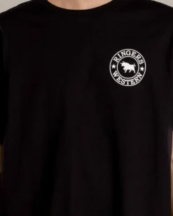 Ringers Western Signature Bull Relaxed T-Shirt Black/white Best